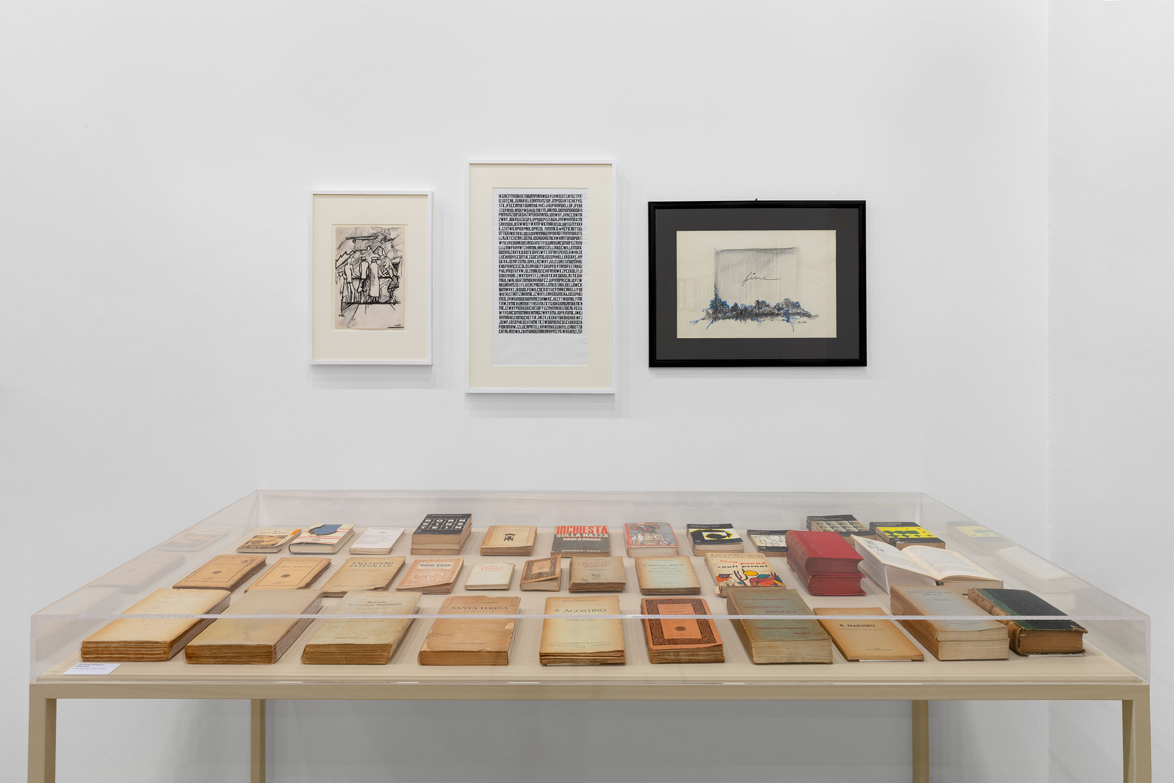 u0022Fabio Mauri. Esperimenti nella verifica del Male / Experiments in the verification of evilu0022, veduta espositiva